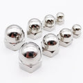 20pcs M8 304 A2 Stainless Steel Hex Cap Dome Acorn Nut