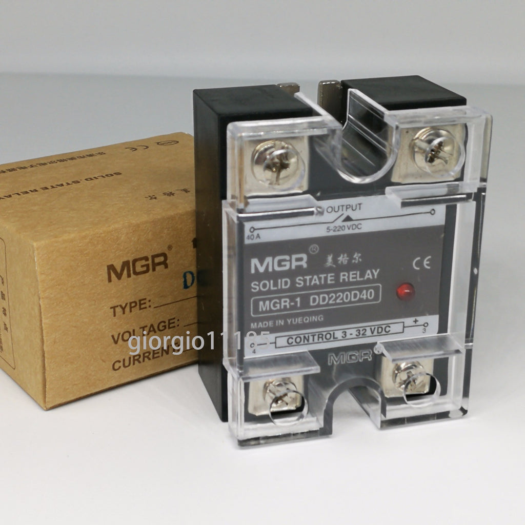 40A Solid State Relay SSR DC-DC Input 3-32V DC Load 5-220V DC DD220D40