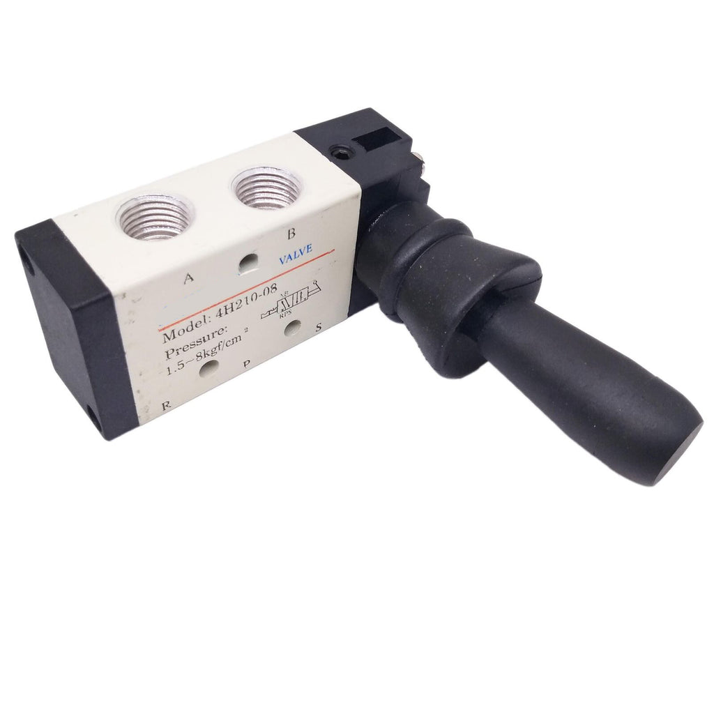 4H210-08 5 Ways 2 Position Pneumatic Mechincal Hand Lever Valve BSP