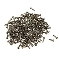 200pcs Tiny Nails 1X6mm for DIY Decorative Household Accessories Bronze Tone