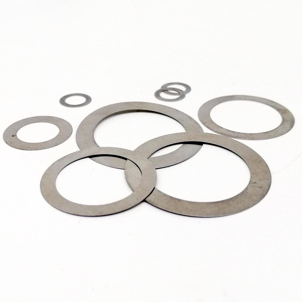 600pcs M3-M20 0.3mm 304SS Ultra Thin Flat Washer Adjusting Shim Plain Gasket Kit
