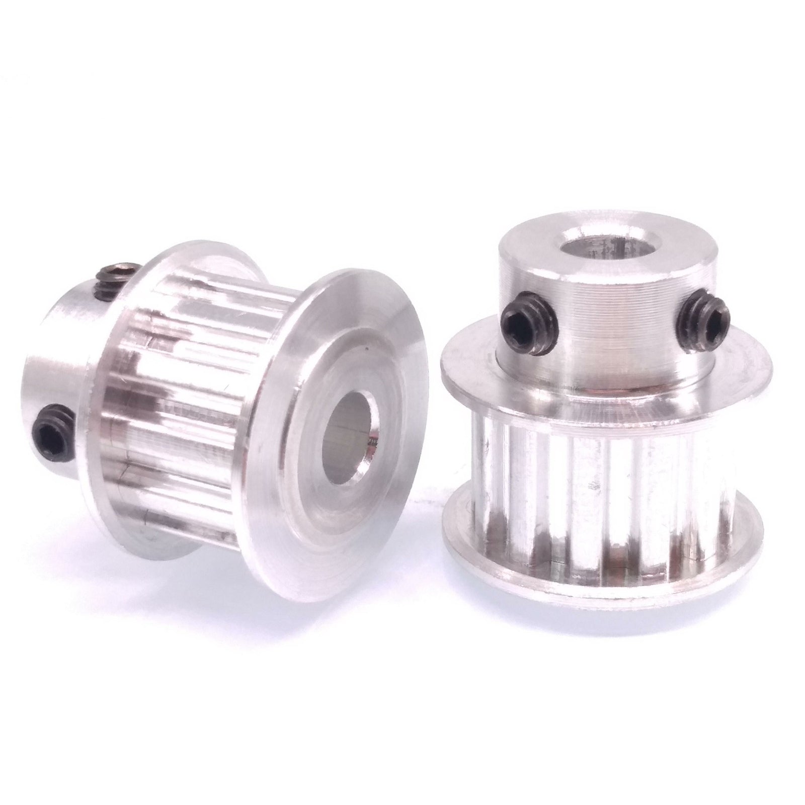 2x XL 12T Timing Belt Pulley Synchronous Wheel 6.35mm Bore For 10mm Width Belt