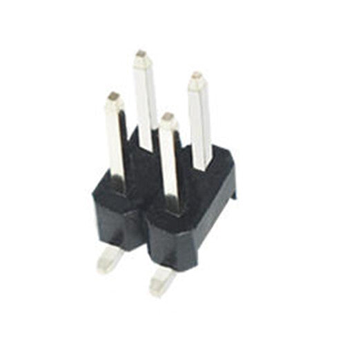 100pcs 2.54mm Pitch Female SMD PCB Straight Pin Header Sockets Double Row 2x2P