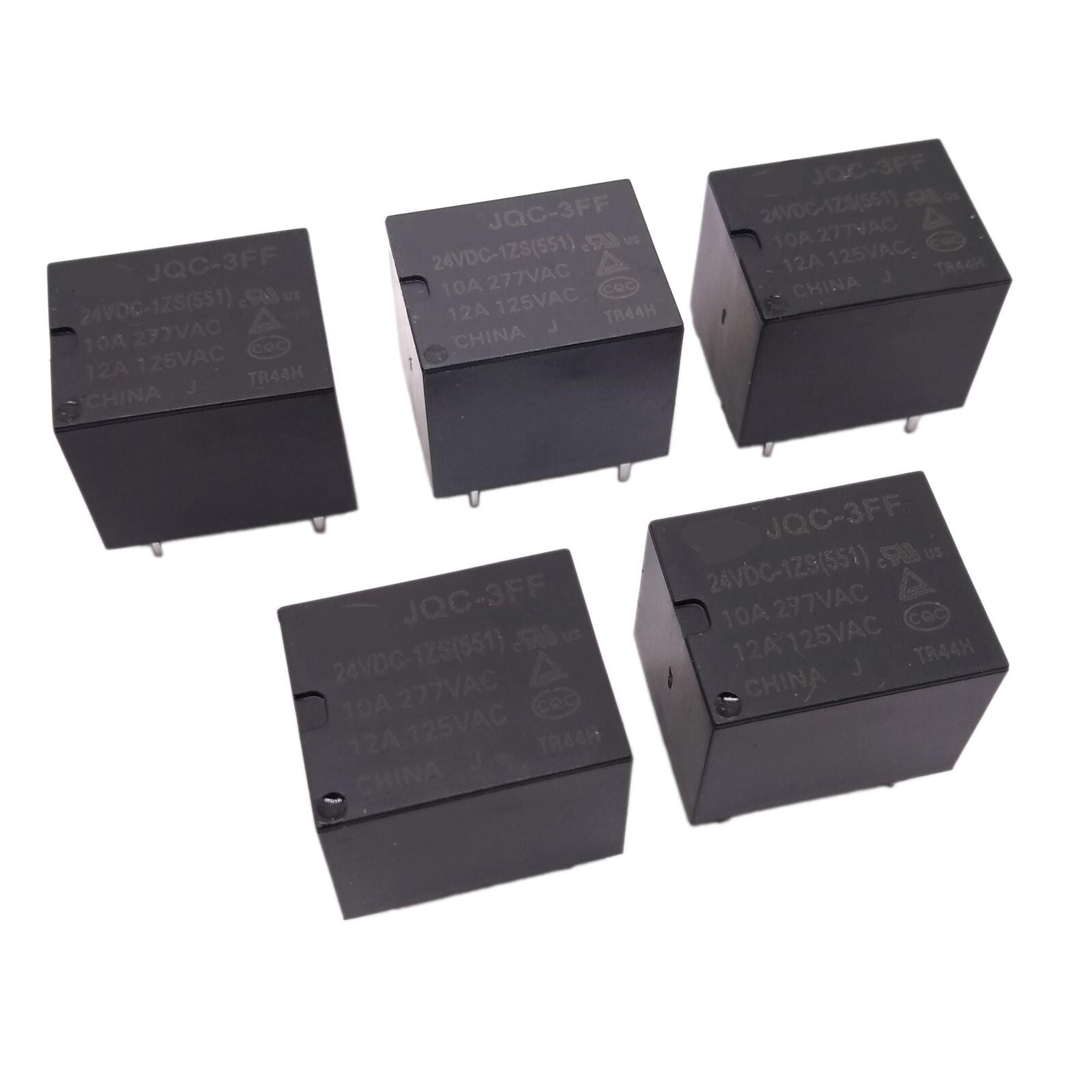 5pcs ORIGINAL 24V JQC-3FF-024-1ZS JQC-3FF-24VDC-1ZS Relay 5 Pins