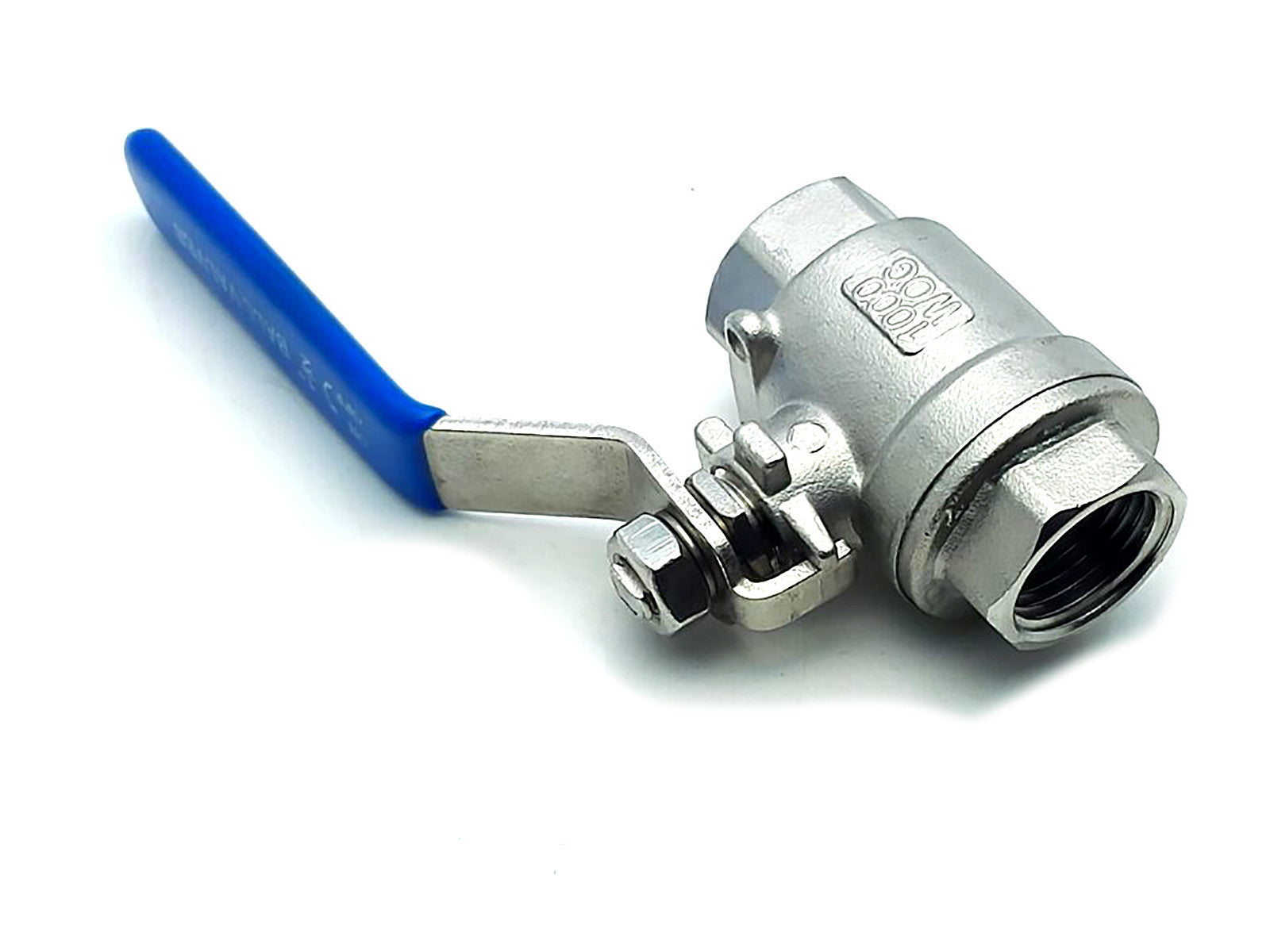 US Stock 1/2" NPT Female 304 Stainless Steel Full Port Ball Valve WOG1000