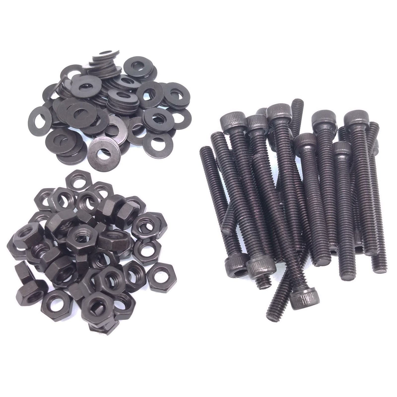 100x M4 x 30mm Socket Head Cap Screws Alloy Steel Allen Socket Drive Nuts Washer