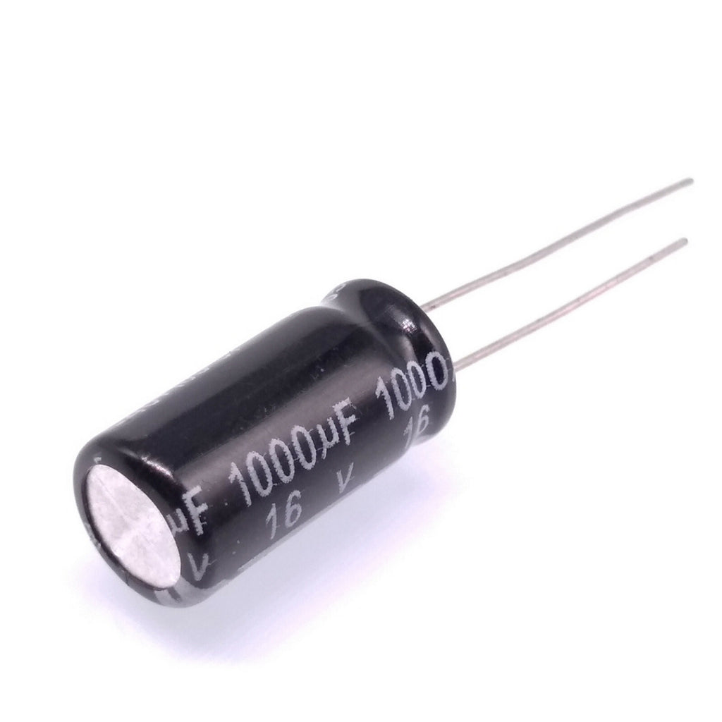 50pcs Electrolytic Capacitors 1000uF 1000mfd 16V +105℃ Radial 8 x 16mm