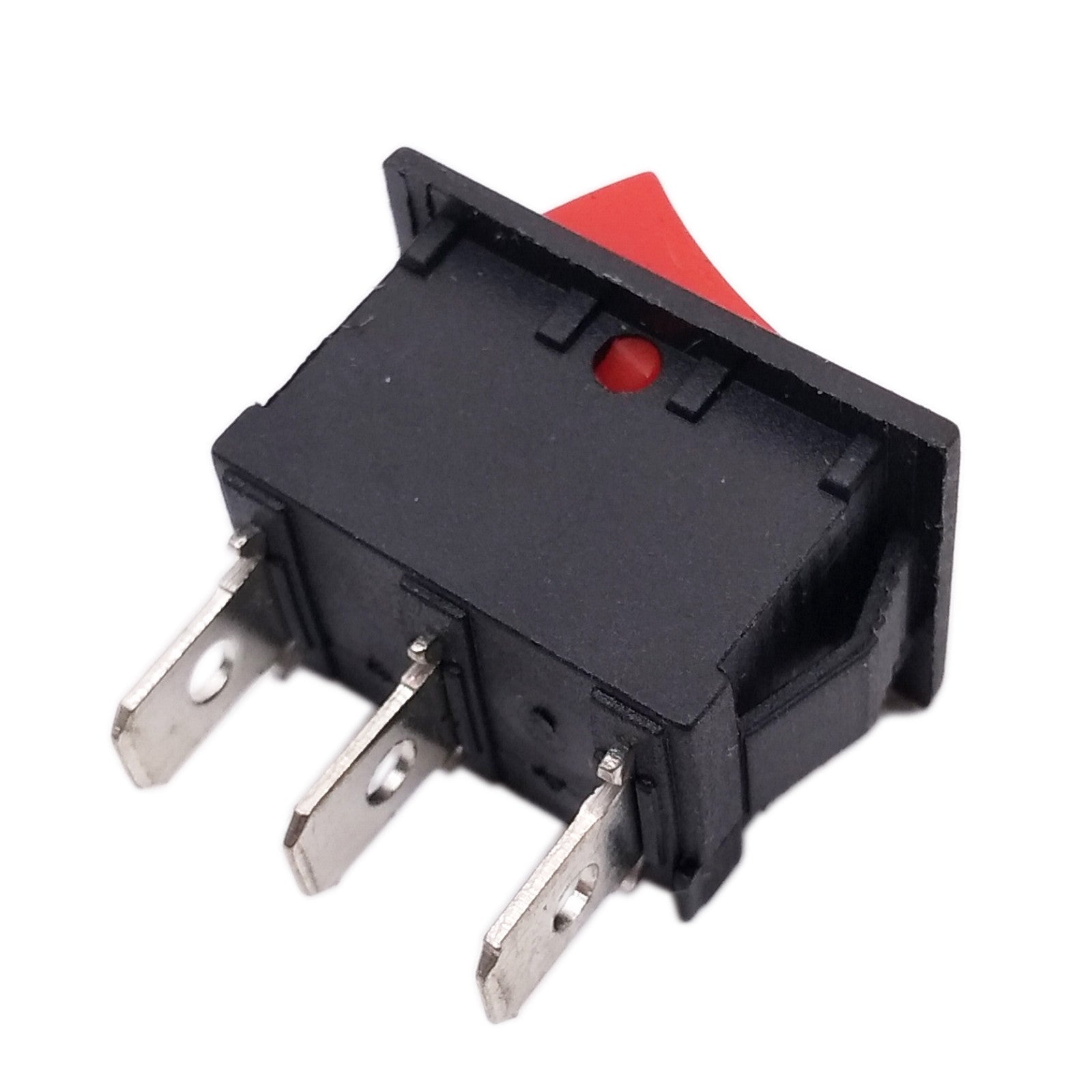 US Stock 20pcs KCD1-102 Mini Rocker Red 10A 3 Pin SPST ON-OFF Switch 15 x 21mm
