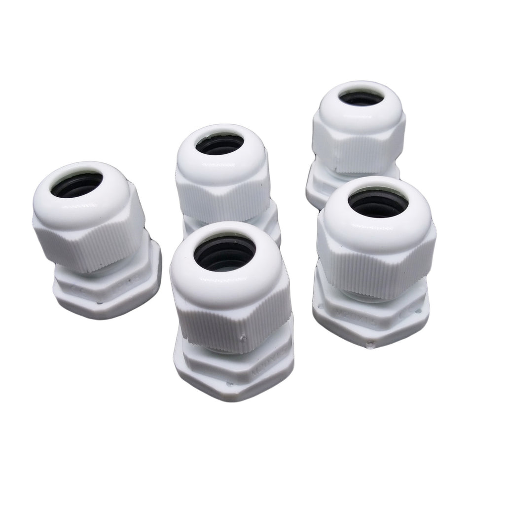 AU Stock 10pc M20 White Waterproof Cable Gland Connector Cable Range M20 x 1.5mm