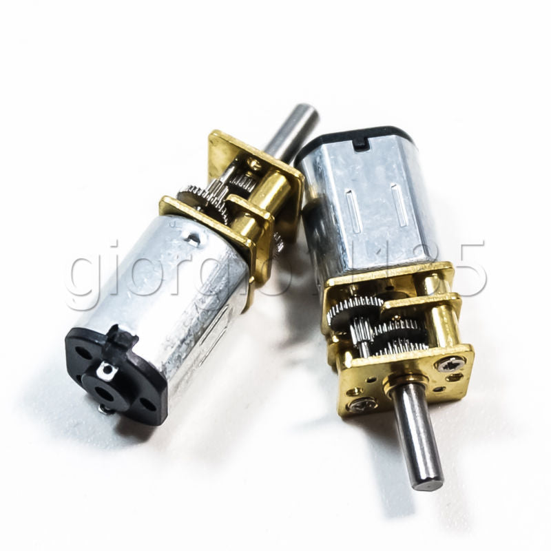 US Stock DC12V 300RPM Mini Metal Gear Motor With Gear Wheel Model: N20 3mm Shaft