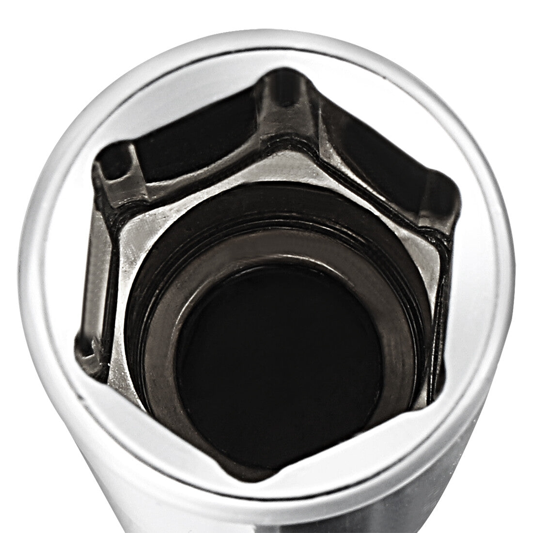2 Pcs 1/4-inch Drive 8mm Cr-V 6-Point Shallow Socket