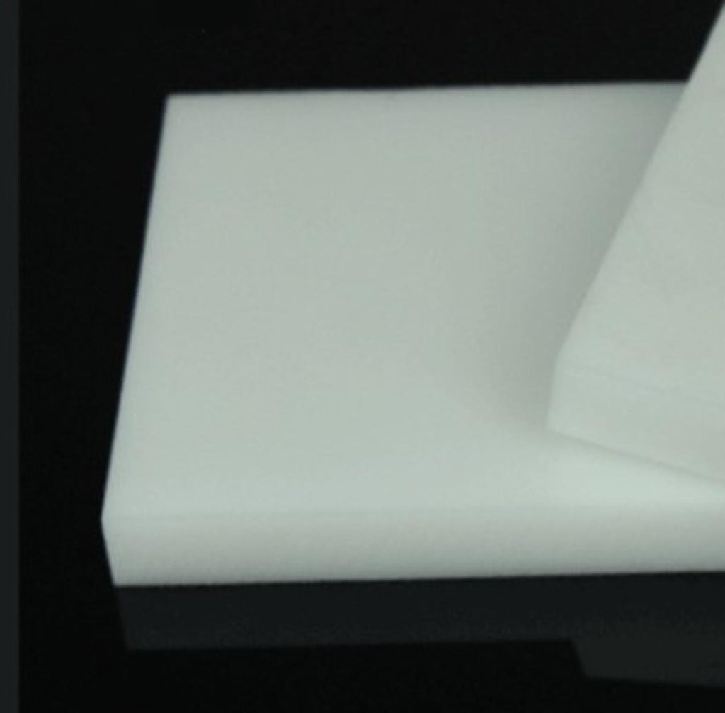 US Stock 8mm ±10% x 200mm x 200mm White UHMW Plastic Sheet Plate