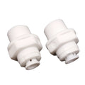 US Stock 2pcs 3/8" Male Thread to 1/4" Tube Quick Connect Push Fit