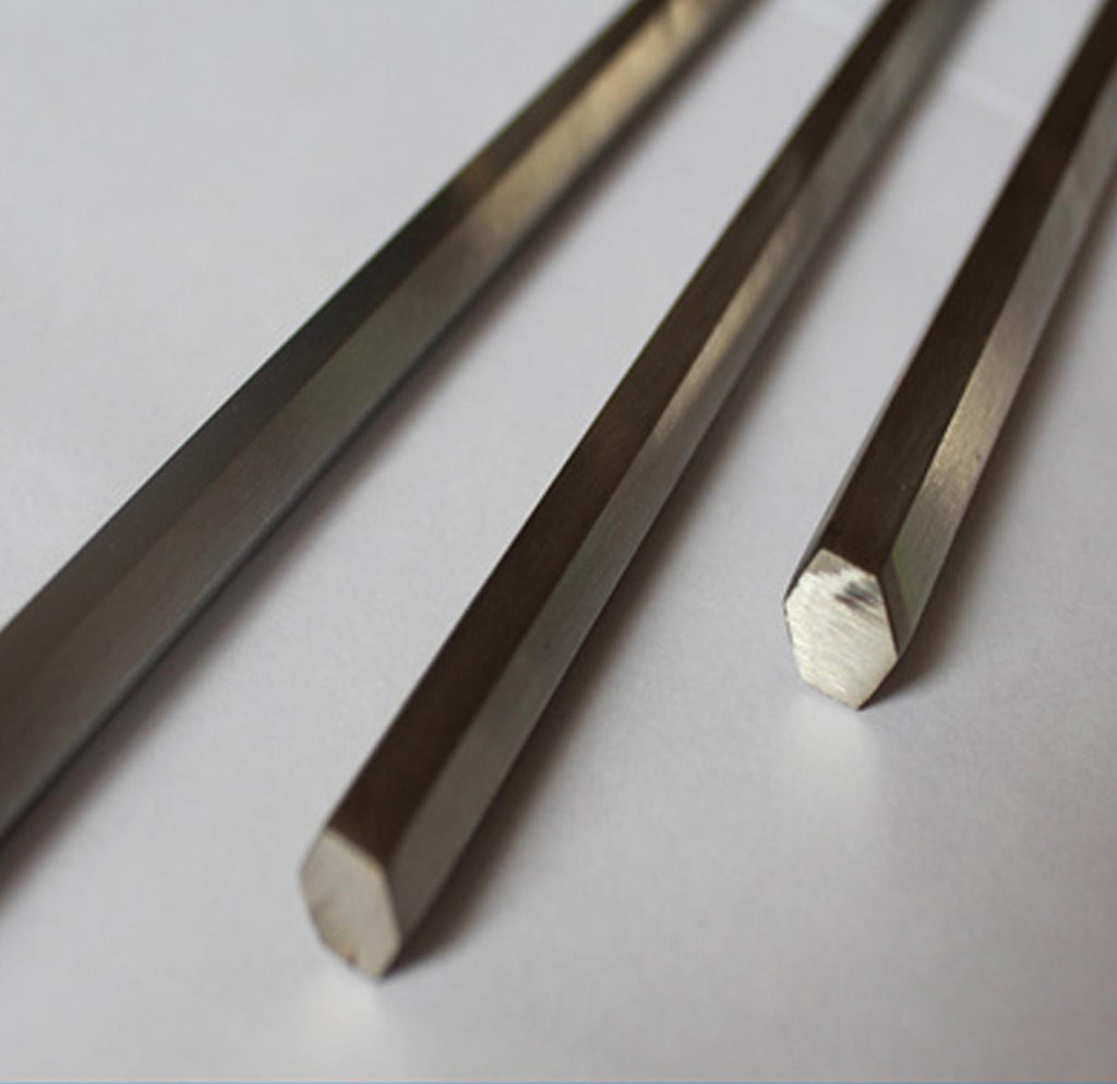US Stock 0.47244"(12mm) ±10% 12" 304 Stainless Steel Hexagonal Hex Bar Rod Shaft