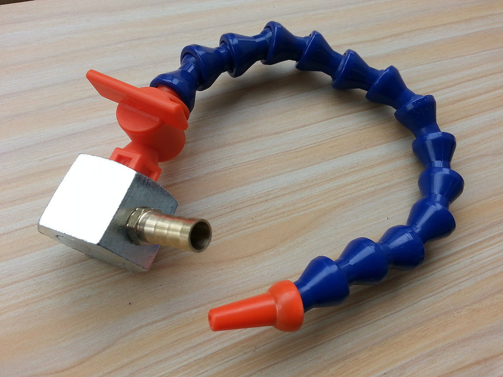 US Stock Small Magnetic Base With Valve Coolant 1/4" Hose for Milling 280mm