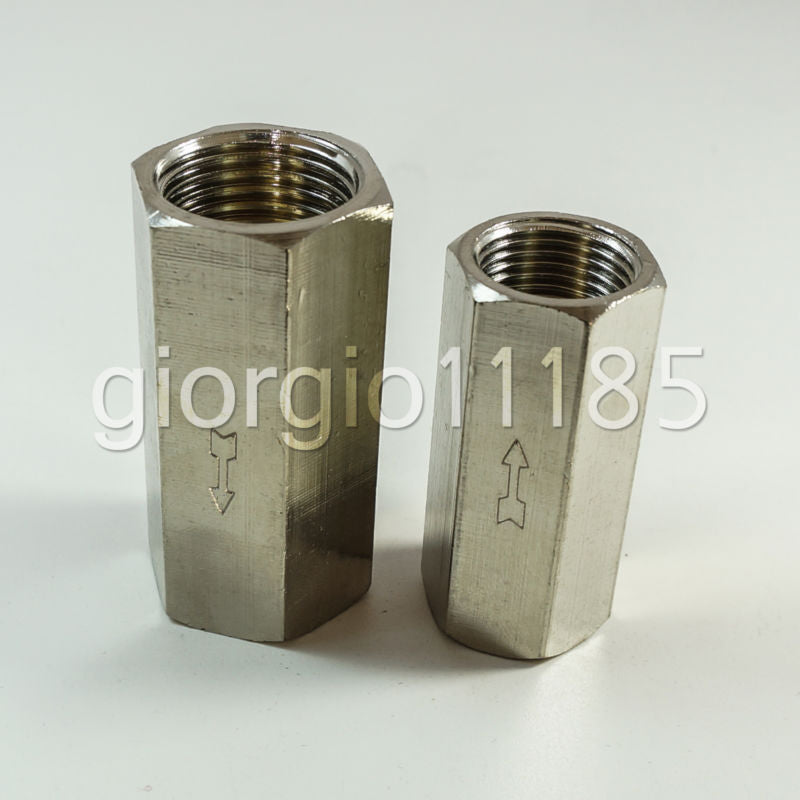 US Stock 1x 1/8" BSPP Female Full Ports One Way Air Check Valve