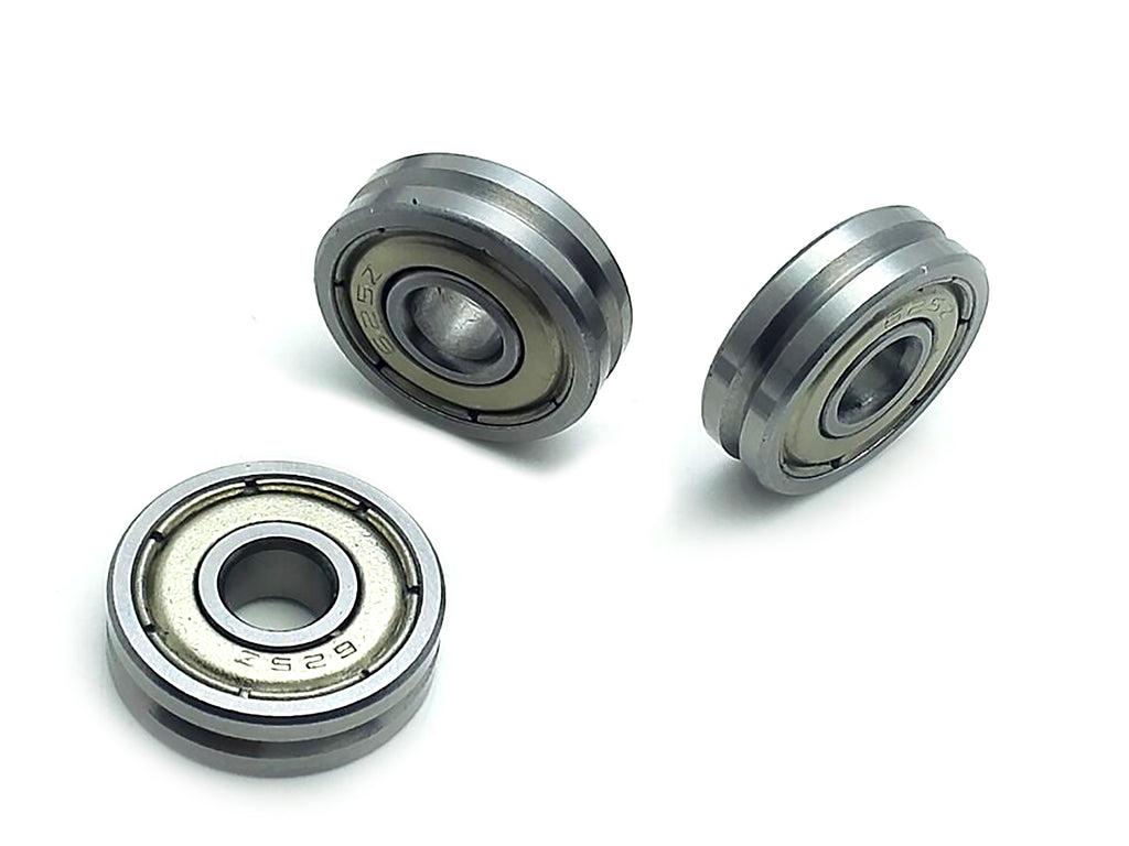 US Stock 10pcs V625ZZ 625VV V Groove Guide Pulley Rail Ball Bearings 5*16*5mm