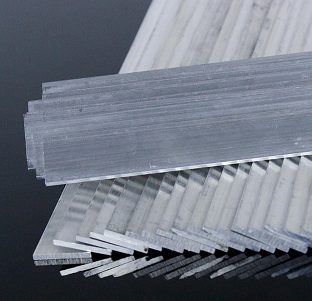 US Stock 5pcs 4mm ±10% x 20mm x 250mm 6061 Aluminum Flat Bar Flat Plate Sheet