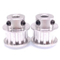 2x XL 12T Timing Belt Pulley Synchronous Wheel 6.35mm Bore For 10mm Width Belt