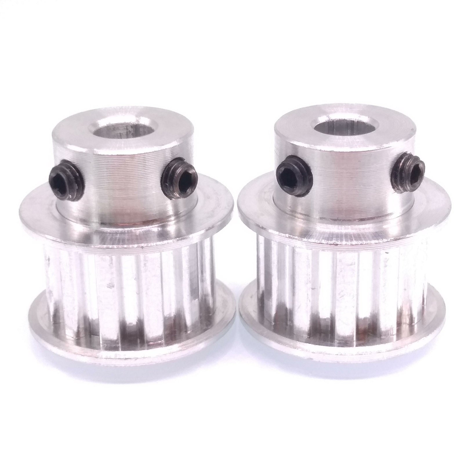 2x XL 12T Timing Belt Pulley Synchronous Wheel 6.35mm Bore For 10mm Width Belt
