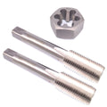 HSS M20 x 2mm Taper & Plug Tap & 20x2mm Hexagon Die Metric Thread Right Hand Set