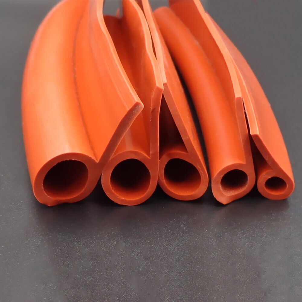 Silicone Rubber P Profile Gaskets Seal Tape Strip Replace 6x10x24mm Length 5m