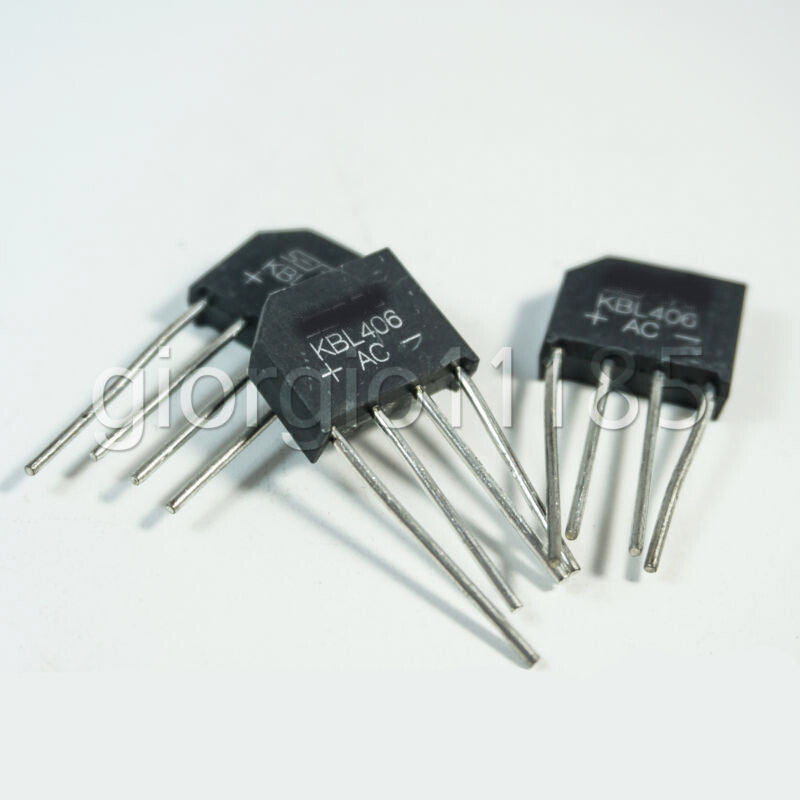 US Stock 10pcs KBL406 KBL-406 4A 600V Bridge Rectifier