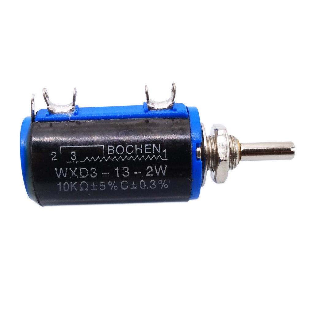 US Stock 2x 10K ohm WXD3-13 Rotary Multi-turn Wirewound Precision Potentiometer