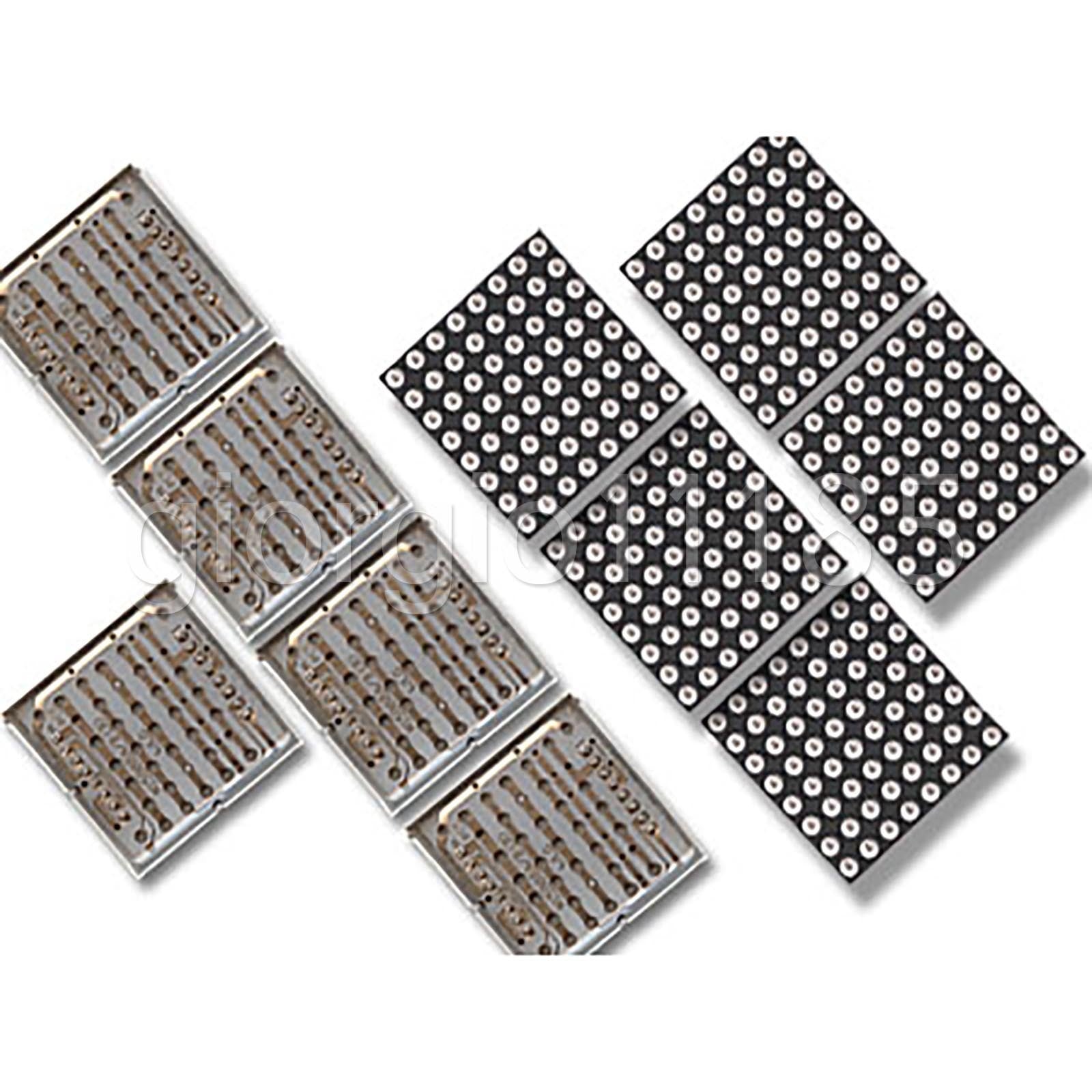 US Stock 6pcs 1.9mm 8 x 8 Dotmatrix Dot Matrix Red LED Display Common Anode
