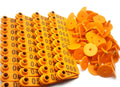 US Stock 100x Orange 001-100 Number Plastic Livestock Ear Tag For Goat Sheep