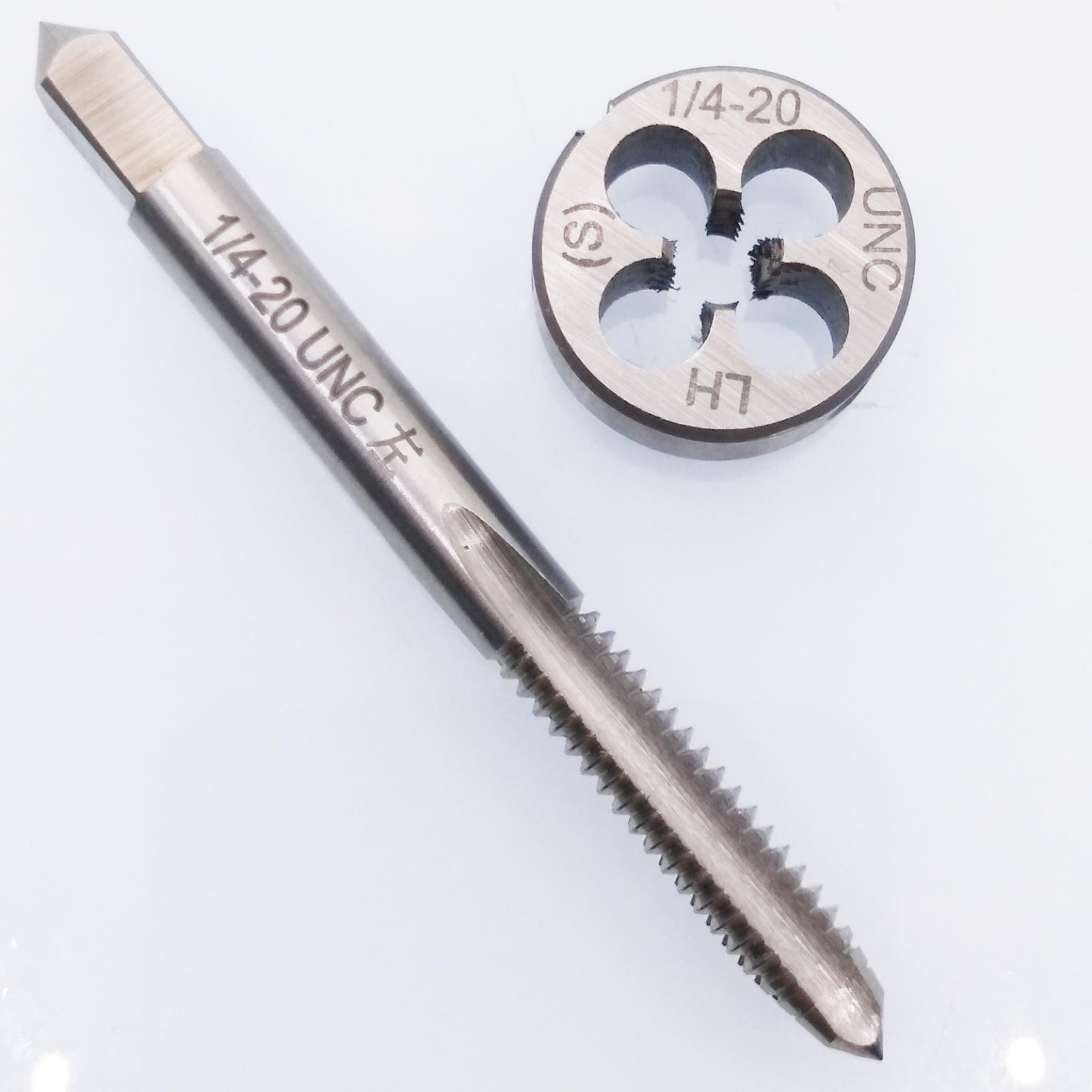 AU Stock HSS 1/4-20 UNC Tap Left Hand &  1/4-20 UNC Die Left Hand