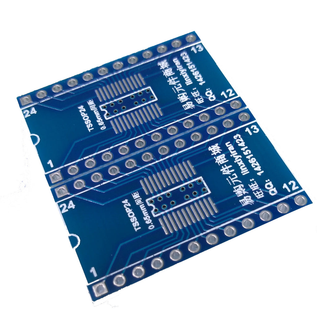 US Stock 6pcs SOP24 W SOP24 N TSSOP24 SSOP24 To DIP24 Adapter Convertor
