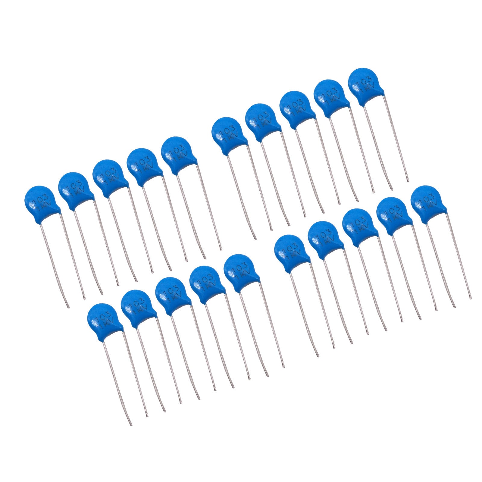 20pcs Ceramic Disc Capacitors 10000pf 10nf 0.01uf 103 1000V 1KV