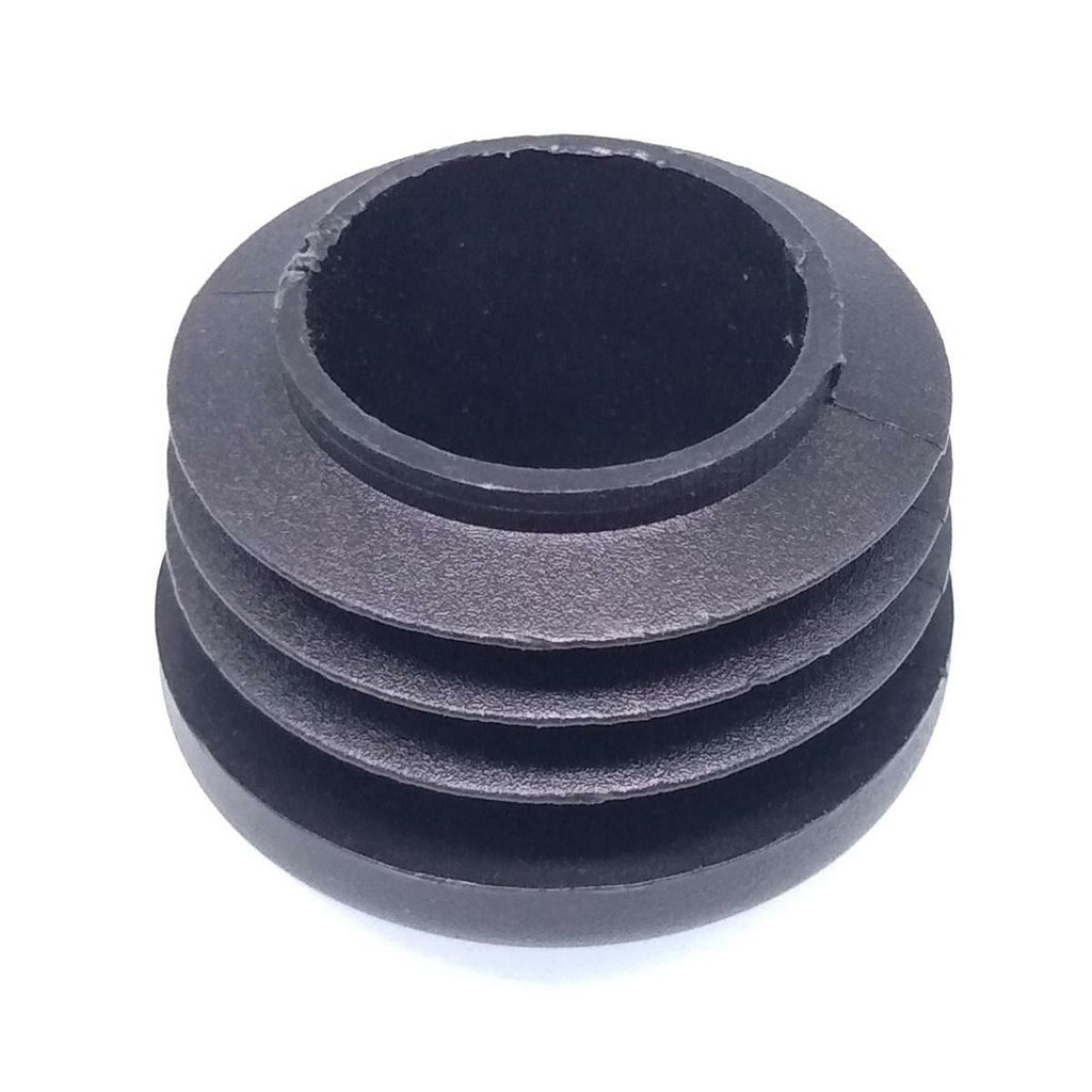 50pcs Round Plastic Black Blanking End Cap Caps Tube Pipe Inserts Plug Bung 30mm