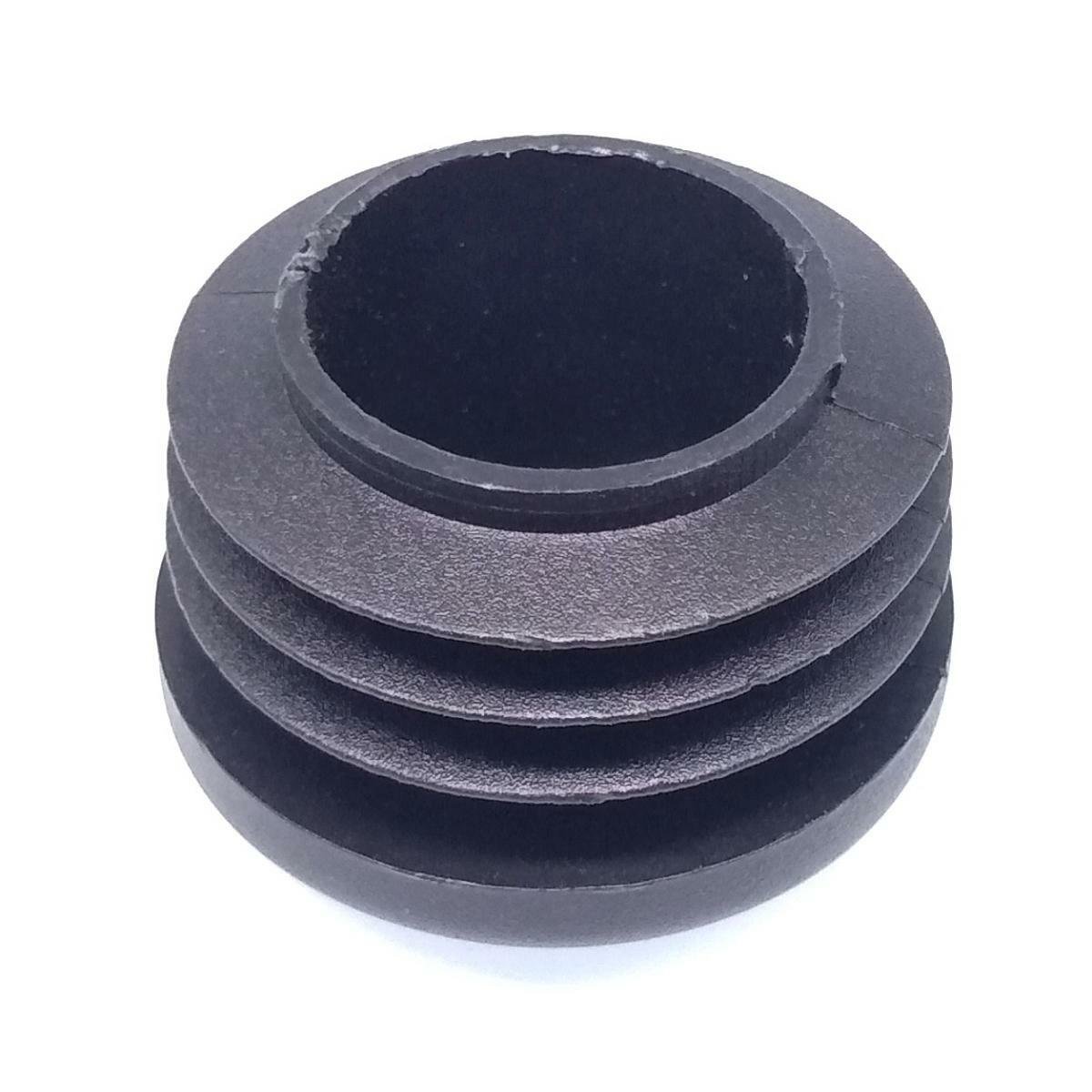 50pcs Round Plastic Black Blanking End Cap Caps Tube Pipe Inserts Plug Bung 30mm