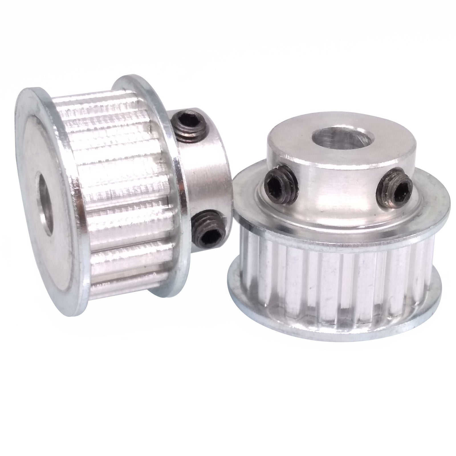 2x XL 17T Timing Belt Pulley Synchronous Wheel 8mm Bore For 10mm Width Belt