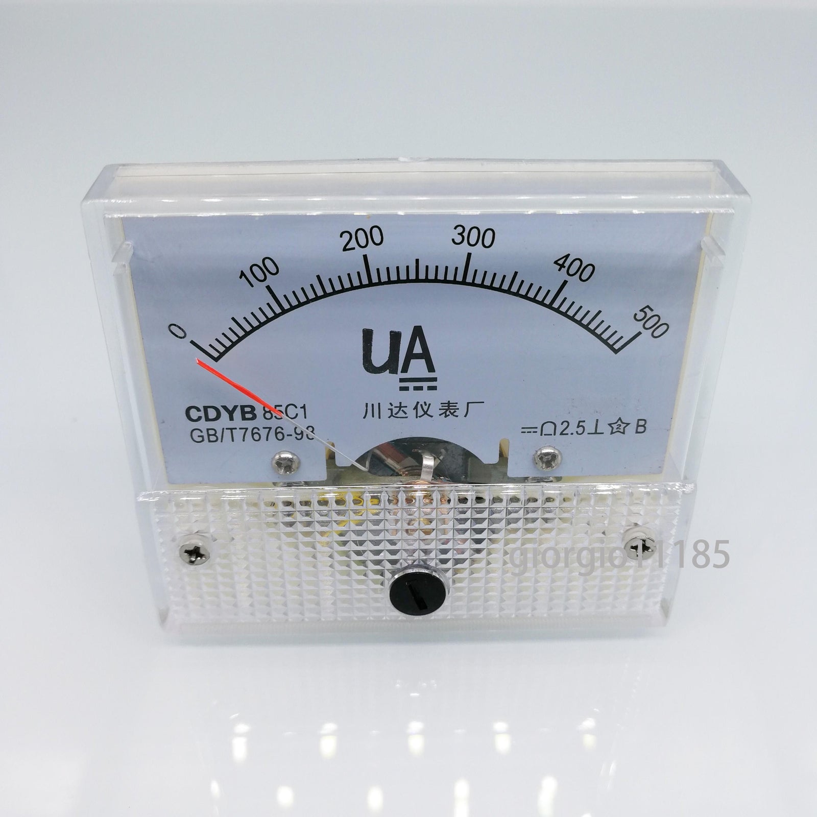AU Stock DC 0~500uA Class 2.5 Accuracy Analog Amperemeter Panel Meter Gauge 85C1