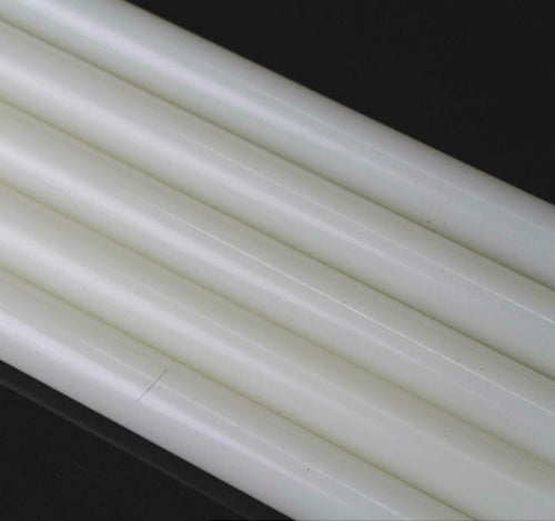 1pc PA6 Nylon Round Rod Stick Bar Stock White Dia.15mm ±10% Long 330mm(13 inch)