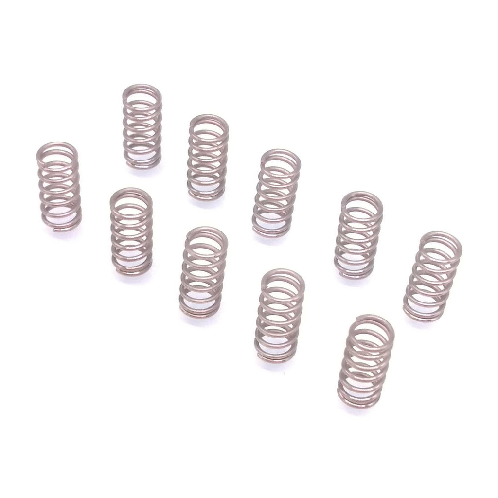 10x 0.6mm Wire Dia Stainless Steel Compression Spring Pressure OD 5mm Length 10