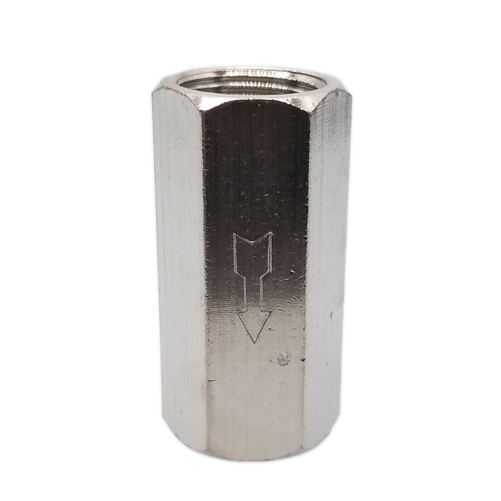 US Stock 1x 3/8" BSPP Female Full Ports One Way Air Check Valve