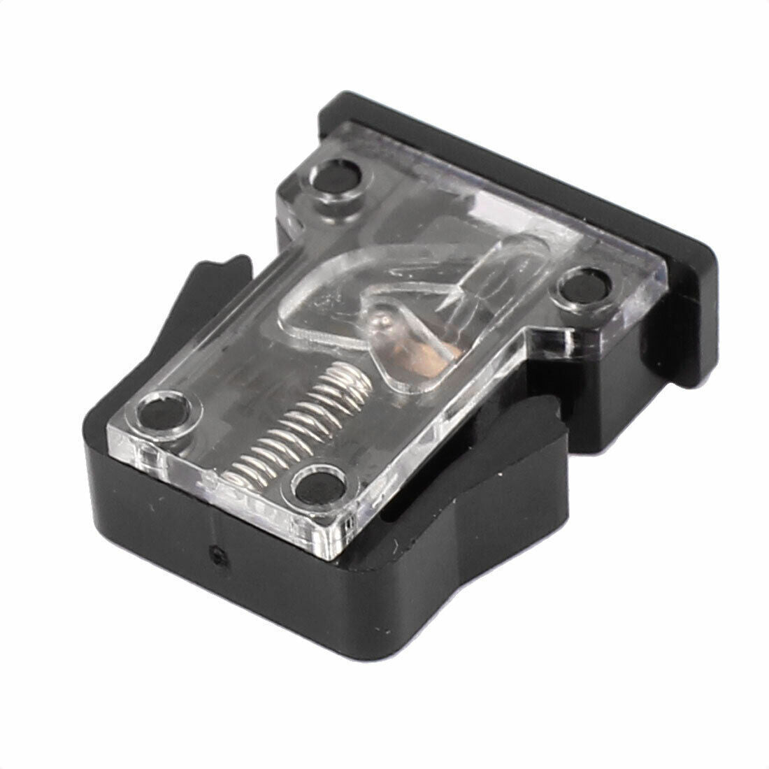 Cabinet Cupboard Drawer Plastic Non-Magnetic Push Touch Latch Black 30mm x 20mm