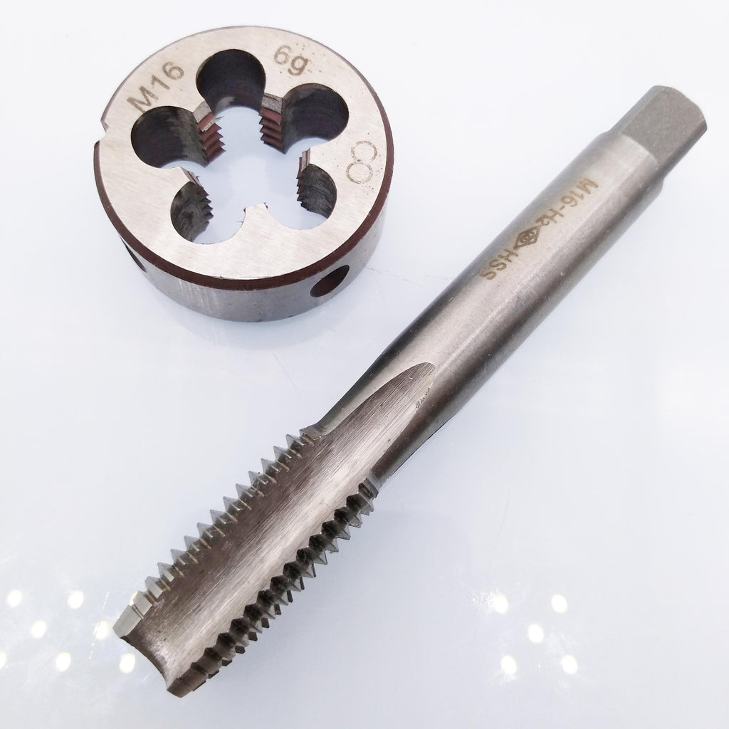AU Stock HSS M16 x 2mm Tap & M16 x 2.0mm Die Metric Thread Right Hand