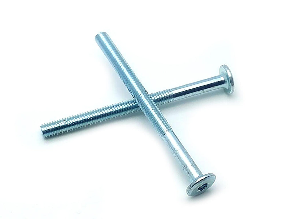 US Stock 10x M6x75mm Furniture SHCS Flat Round Socket Head Cap Screws Allen Bolt