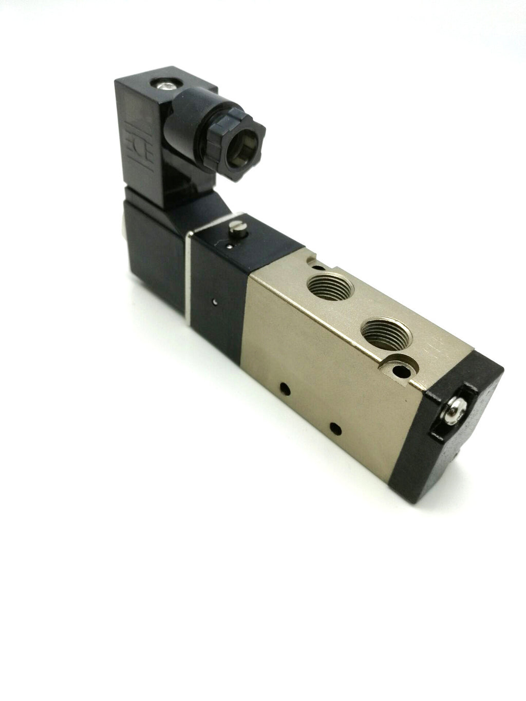 US Stock 4V110-06 DC 12V 5 Way 2 Position 1/8" Pneumatic Solenoid Valve 1/8 inch