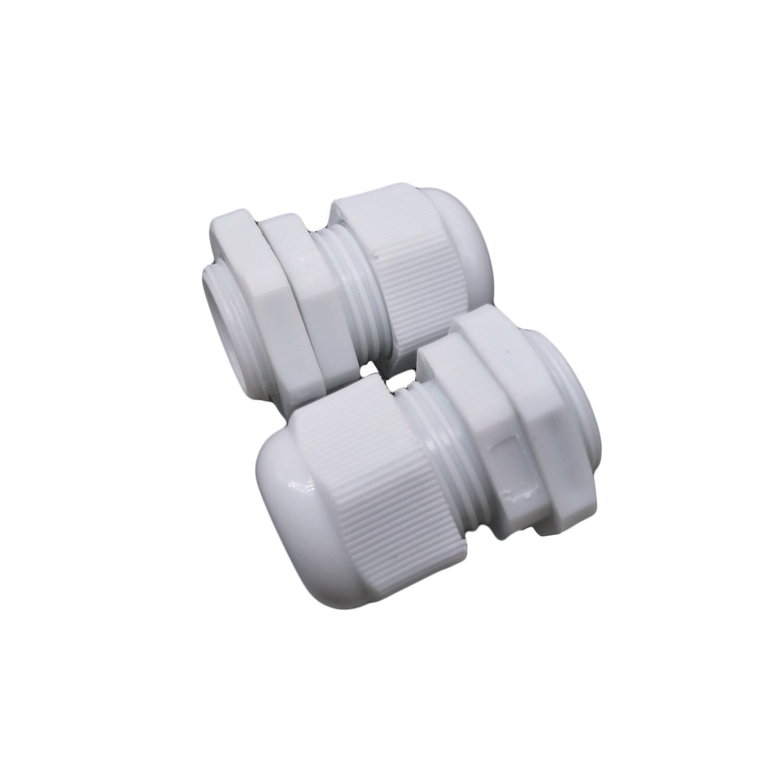 US Stock 10pcs PG13.5 White Waterproof Cable Gland Connector Cable Range 6-12mm