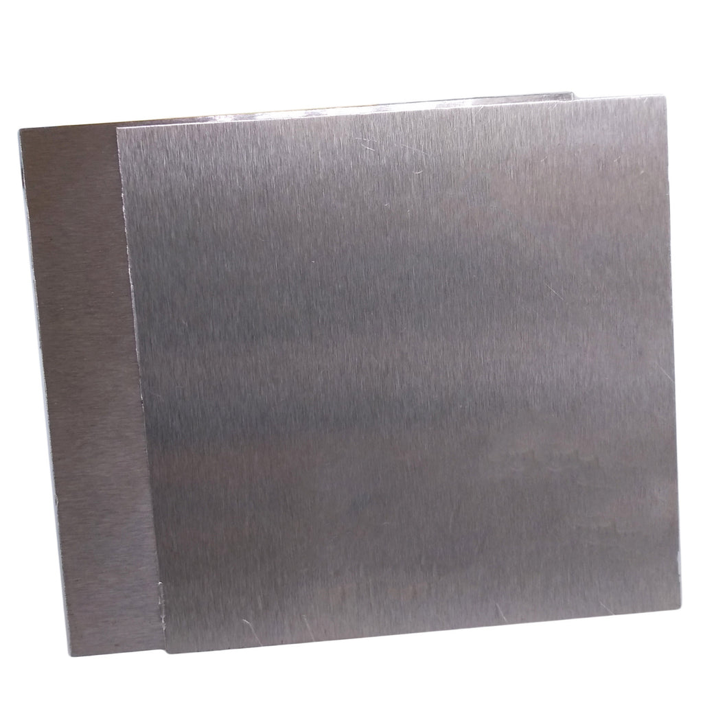US Stock 2pcs Magnesium Alloy Sheet AZ31B Plate Silver 1 ±10% x 100 x 100mm