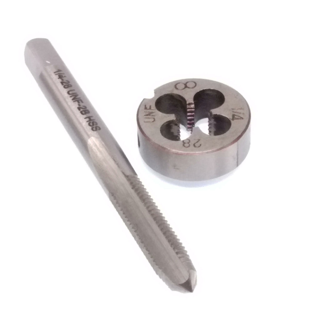 US Stock HSS 1/4-28 Tap & 1/4-28 Die Right Hand