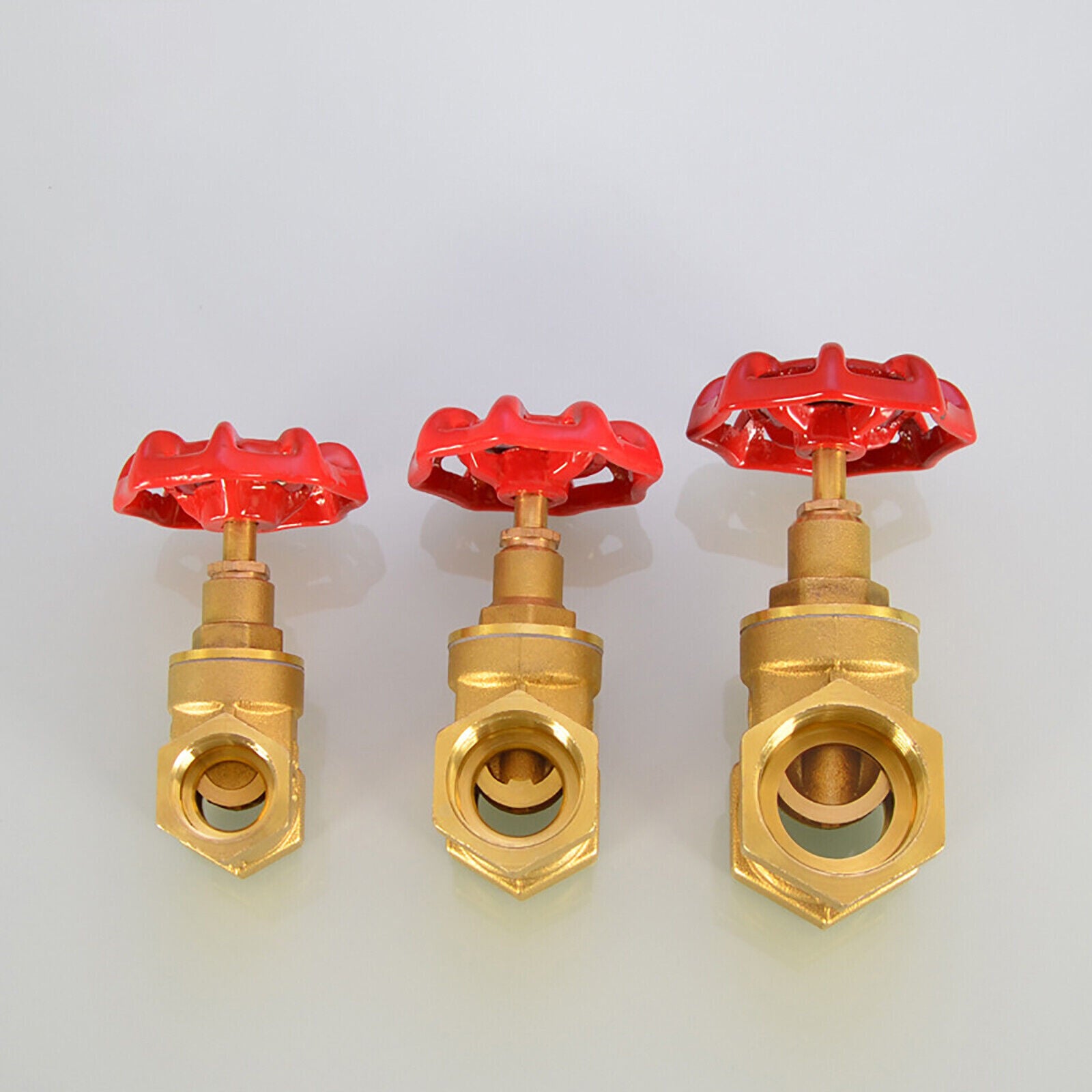 One Brass Gate Valve Water Stop Tap BSP 1/2" DN15 Globe Female Thread Fitting