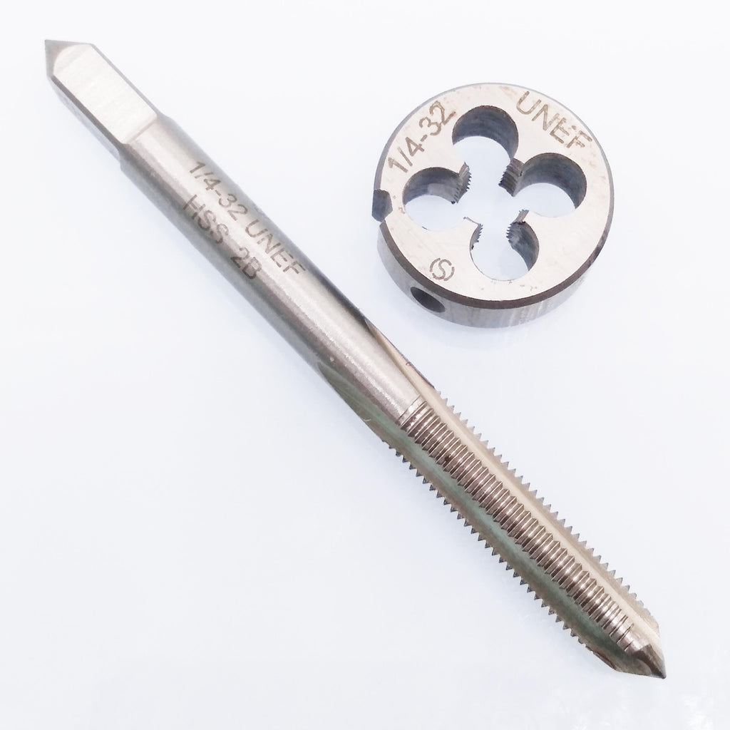 HSS 1/4-32 UNEF Tap & 1/4-32 UNEF Die Right Hand