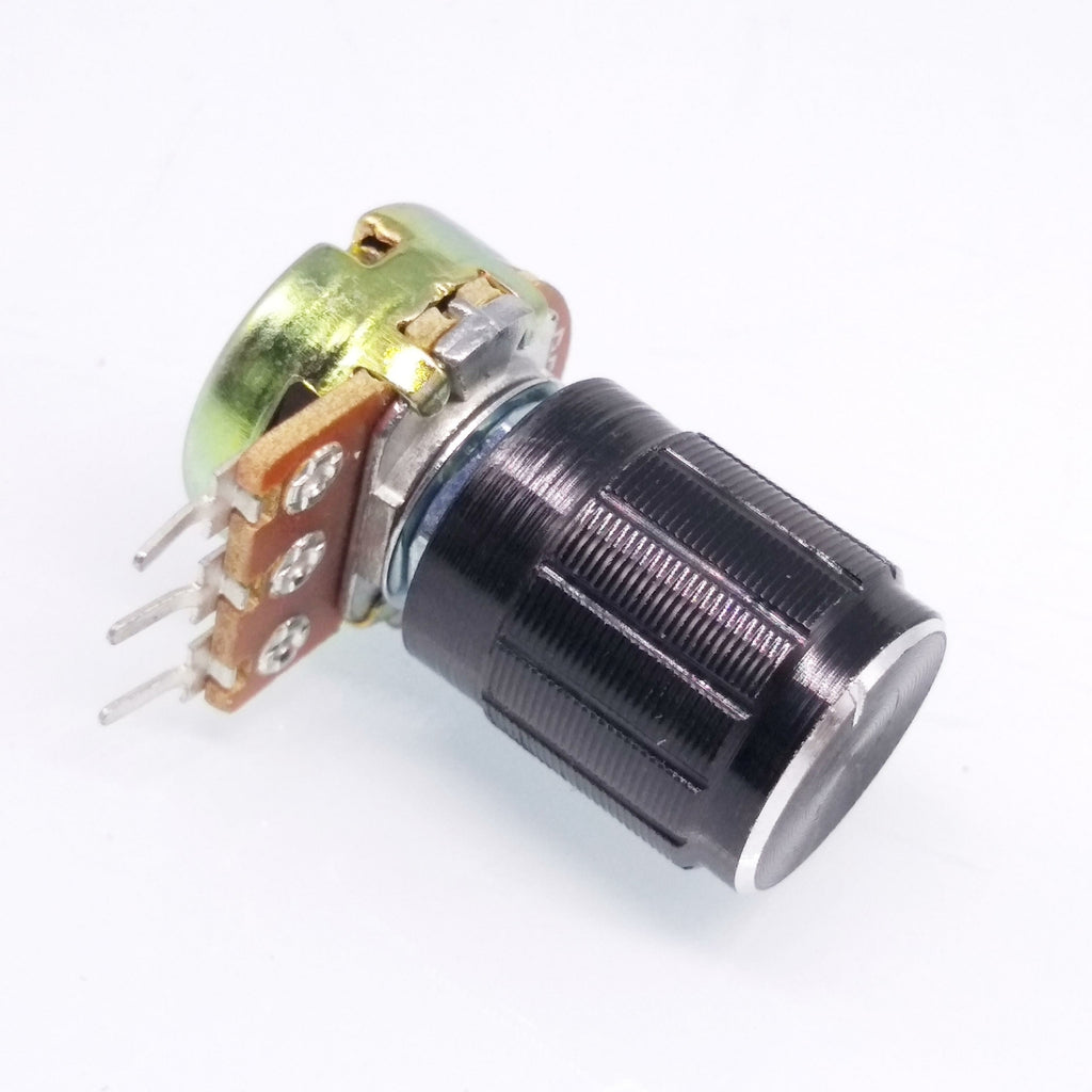 US Stock 10 Units 10K B10K OHM Linear Taper Rotary Potentiometer POT Black Knob